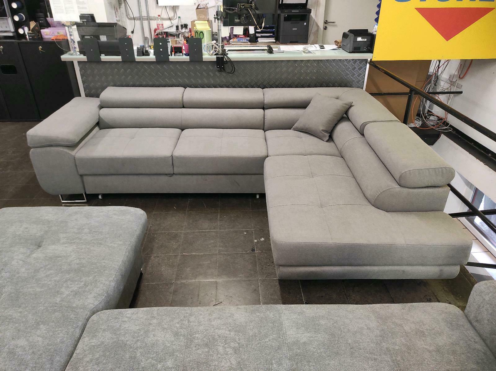 Hamburger Melancholie Prominent Sofa L Form Garnitur Couch Schlaffunktion ,Bettkasten und verstellbare  Kopfstützen | Wohnlandschaften | Möbel-Wurm